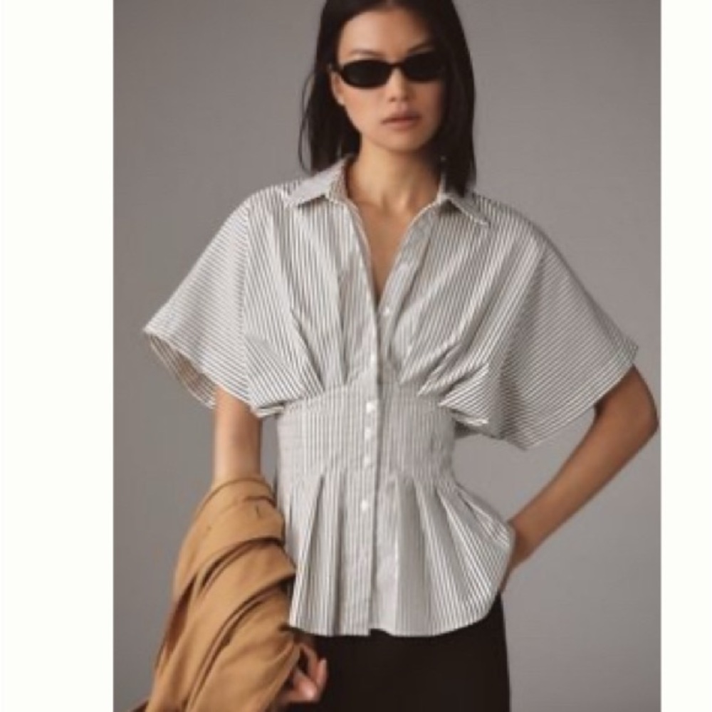 Anthropologie - Striped Women's Top
